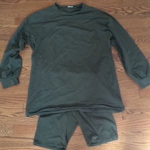 Fashion nova green set